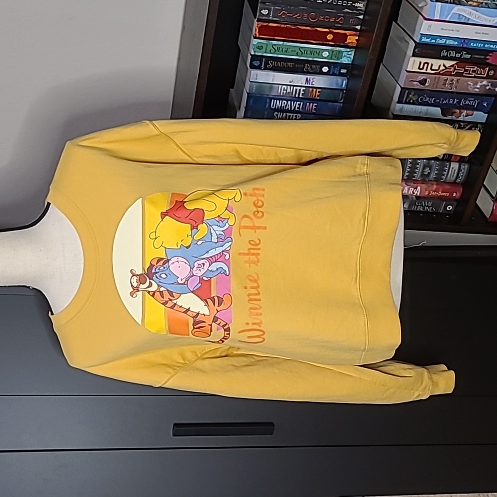 Disney Yellow Winnie the Pooh Sweater | Size: XL | Womens